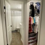 18. Larger Bedroom - Closet and Bathroom